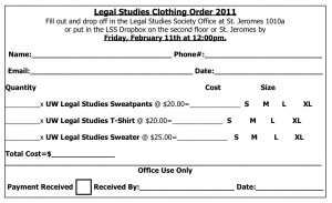 THE ORDER FORM: Print off, fill out, and submit with payment enclosed by February 11.